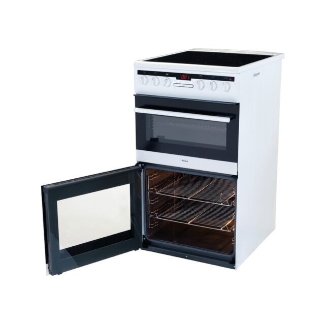 Amica AFC5550WH Electric Double Oven, 50cm, A Energy