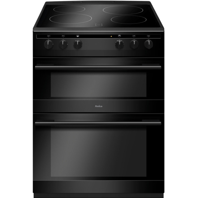 Amica AFC6520BL Electric Double Oven, 60cm, A Energy