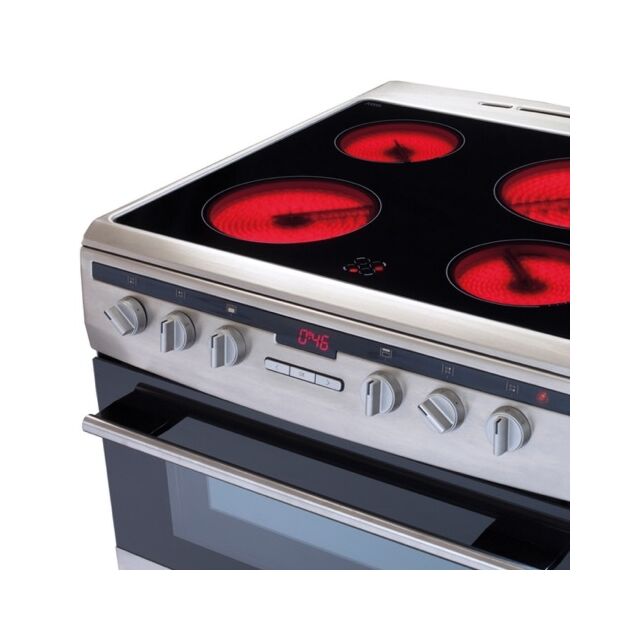 Amica AFC6550SS Electric Double Oven, 60cm, A Energy