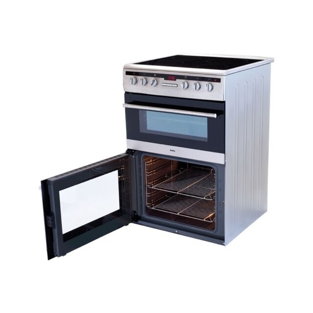 Amica AFC6550SS Electric Double Oven, 60cm, A Energy