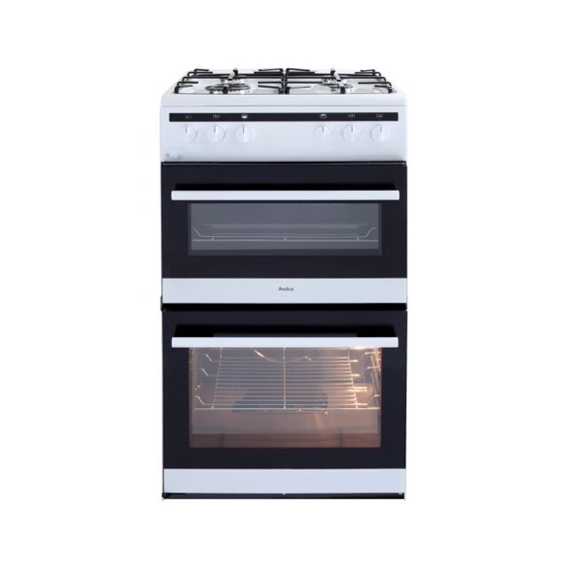 Amica AFG5100WH Gas Twin Cavity, 50cm, A Energy