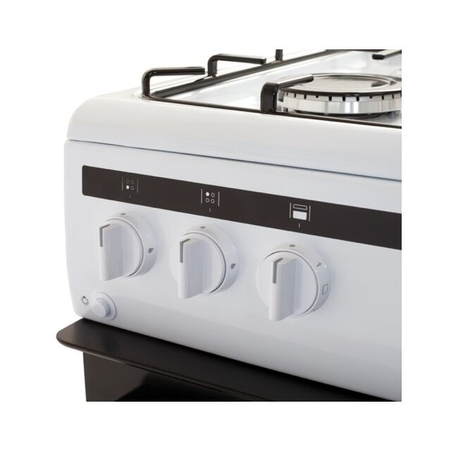 Amica AFG5100WH Gas Twin Cavity, 50cm, A Energy