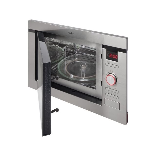 Amica AMM25BI Compact Microwave, 900W, 25L 
