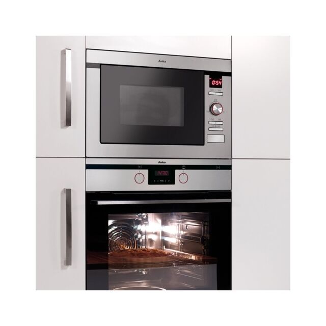 Amica AMM25BI Compact Microwave, 900W, 25L 