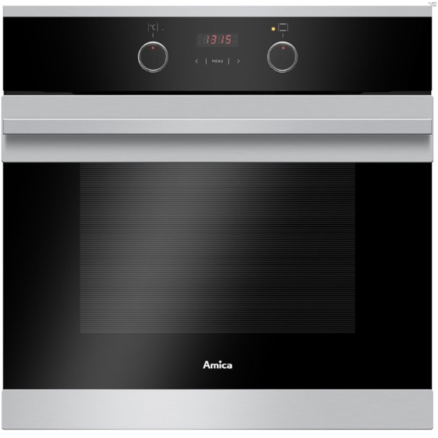 Amica ASC310SS Enamel Interior, Single Multifunction Oven, Electric, A Energy