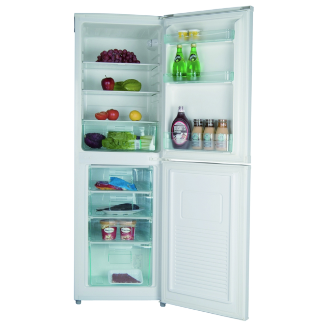 Amica FK1984 Fridge Freezer, 50cm, Manual Defrost, F Energy