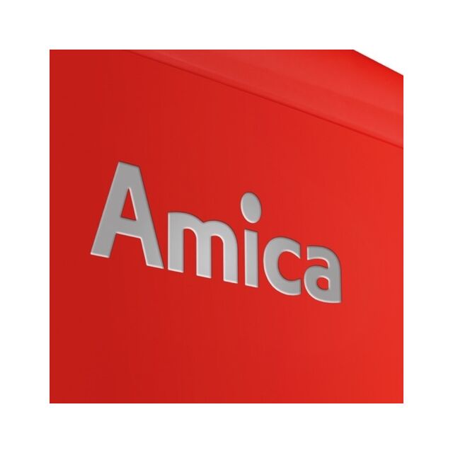 Amica FKR29653R Retro Fridge Freezer, 55cm, Manual Defrost, F Energy
