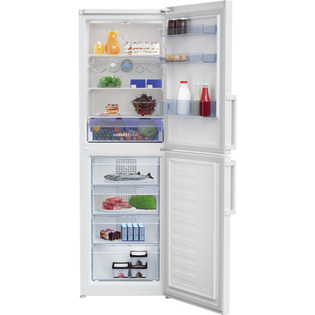 Beko CFP3691VW 60cm Frost Free Fridge Freezer, F Energy