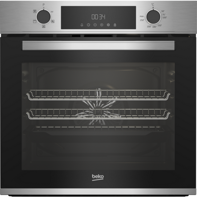 Beko CIFY81X Enamel Interior, Single Fan Oven, Electric, A Energy