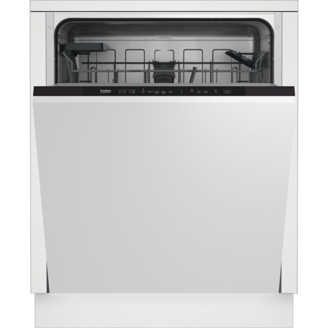 Beko DIN15C20 Built In, Full Size Dishwasher, 14 Place Settings, E Energy