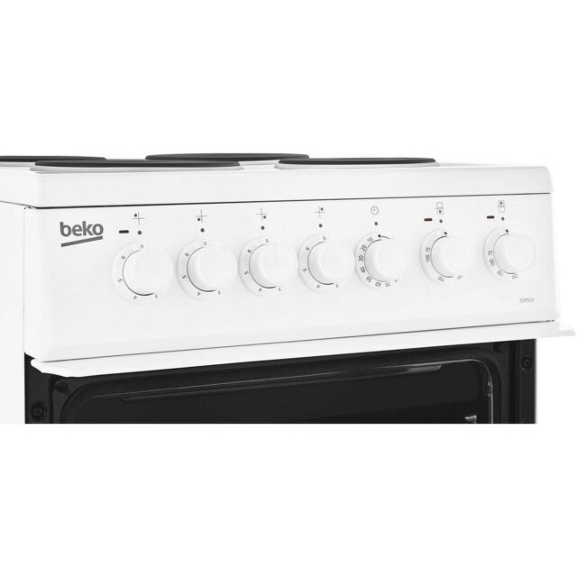 Beko EDP503W Electric Double Oven, 50cm, A Energy 