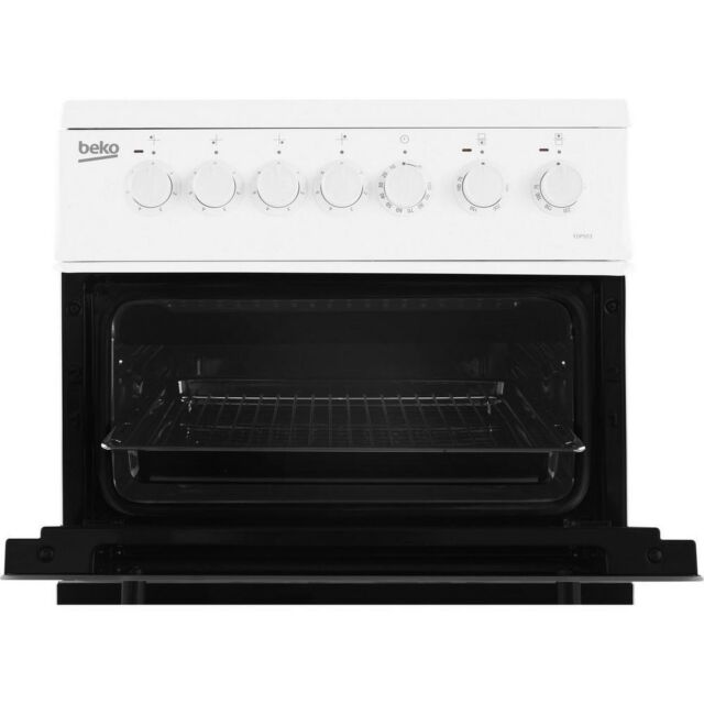 Beko EDP503W Electric Double Oven, 50cm, A Energy 