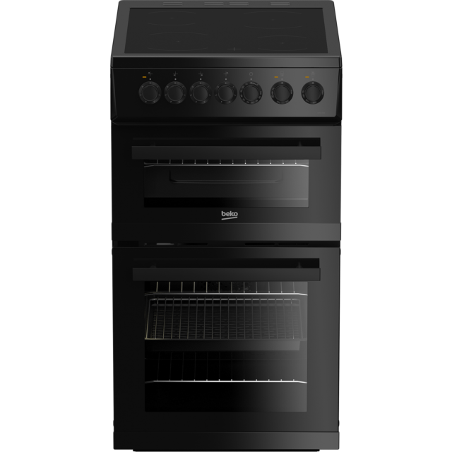 Beko EDVC503B Electric Double Oven,  50cm, A Energy