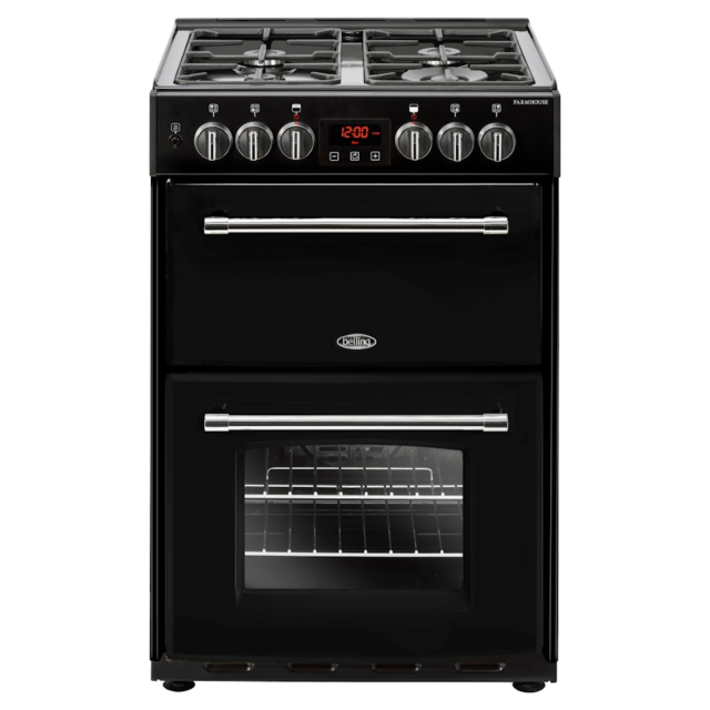 Belling BEL FARMHOUSE 60DF Blk 444444714, BEL FARMHOUSE 60DF Blk