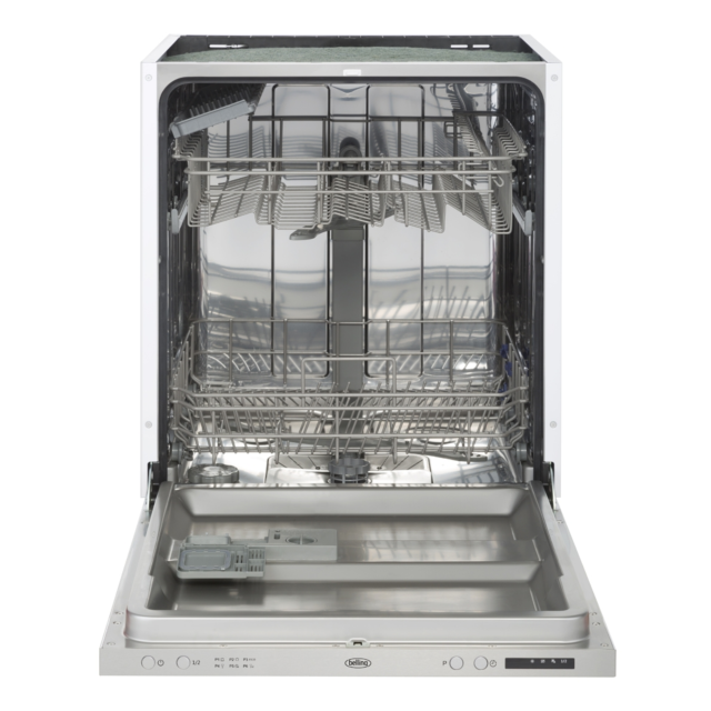 Belling IDW60 Built In Full Size Dishwasher, 14 Place Settings, D Energy