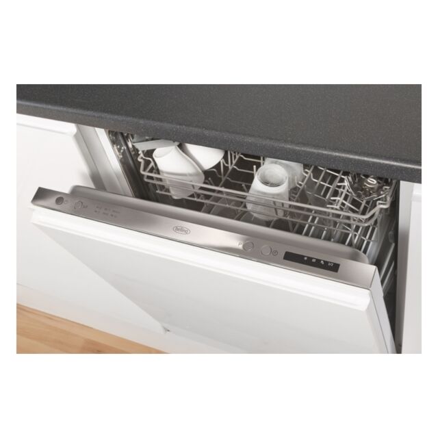 Belling IDW60 Built In Full Size Dishwasher, 14 Place Settings, D Energy