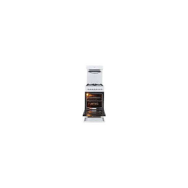 Blomberg GGS9151W Gas Single Oven With Eye Level Grill, 50cm
