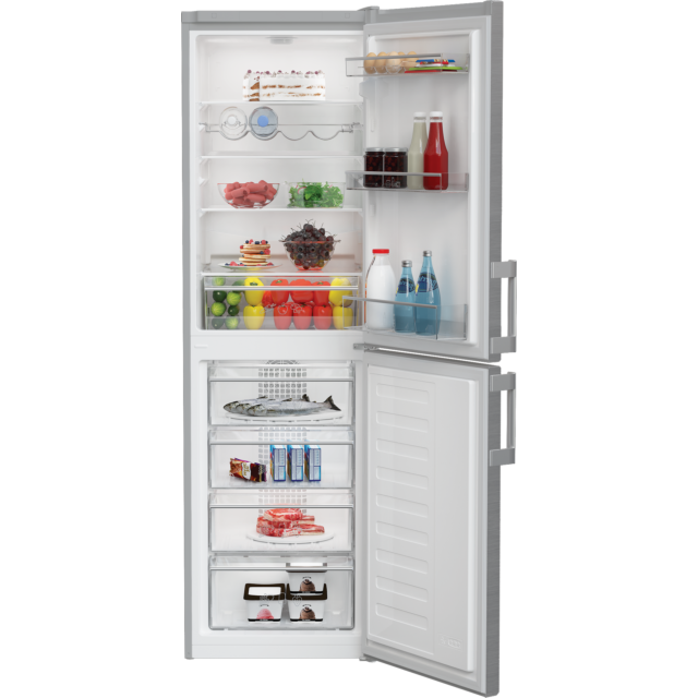Blomberg KGM4553PS Fridge Freezer, 55cm, Frost Free, F Energy