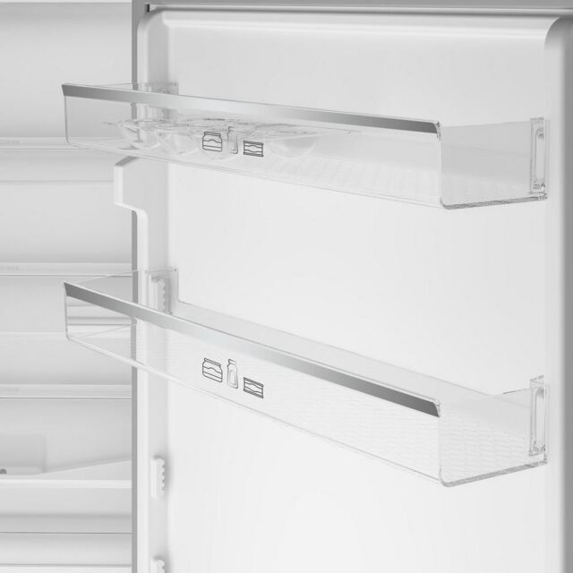 Blomberg KGM4553PS Fridge Freezer, 55cm, Frost Free, F Energy
