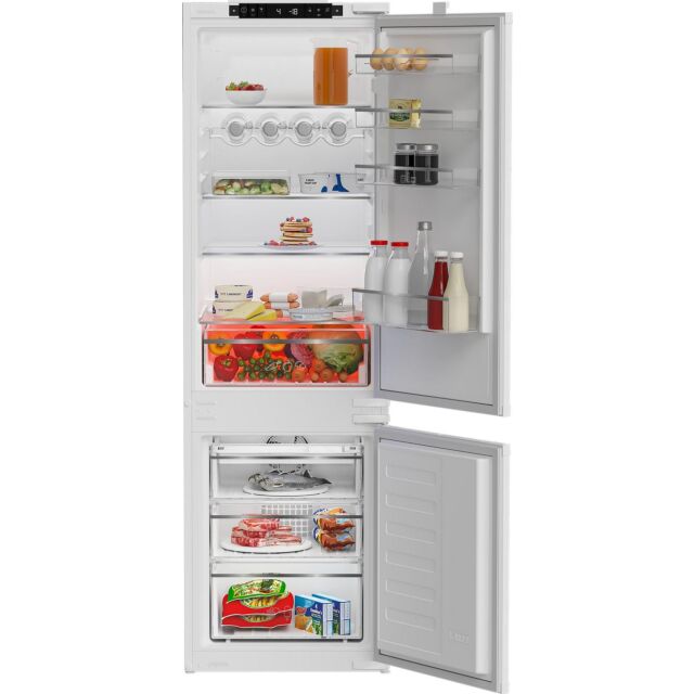 Blomberg KNE4554EVI 54cm Integrated 70:30 Frost Free Fridge Freezer - White