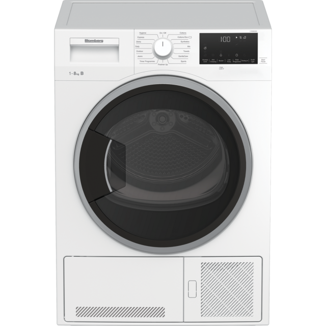 Blomberg LTK38020W 8kg Condenser Tumble Dryer - White