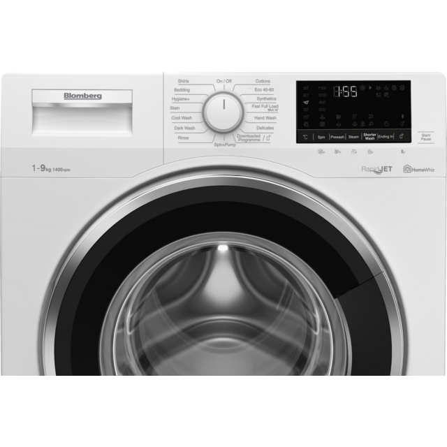 Blomberg LWF194520QW Washing Machine, 9kg Capacity, 1400 Spin, A Energy