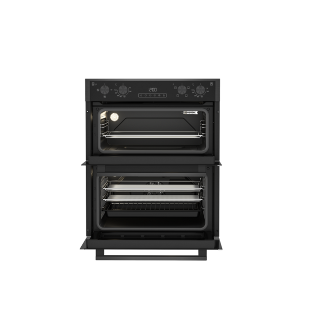 Blomberg ROTN9202DX 59.4cm Built In Electric Double Oven - Dark Steel