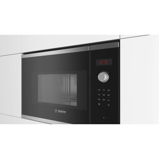 Bosch BFL523MS0B Compact Microwave, 800W, 20L