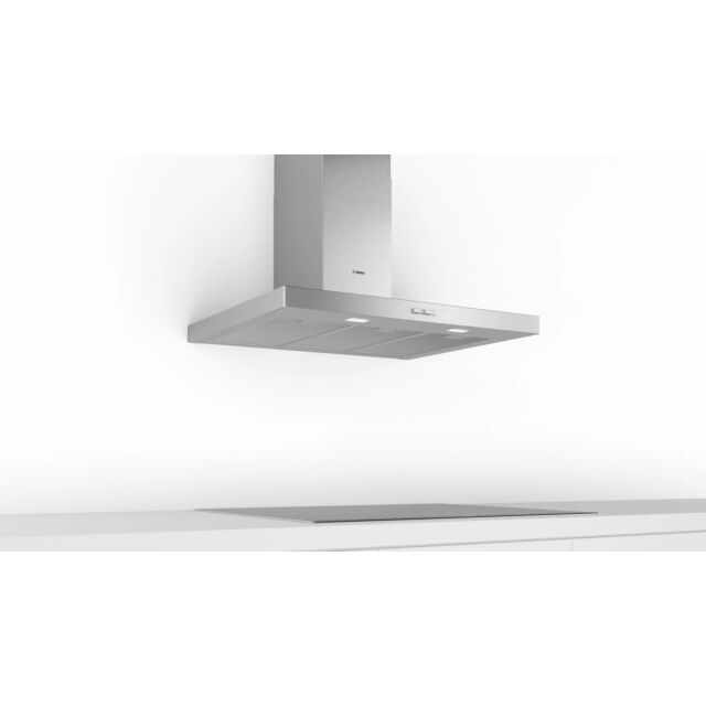 Bosch DWB94BC50B Chimney Hood, 90cm, Stainless Steel
