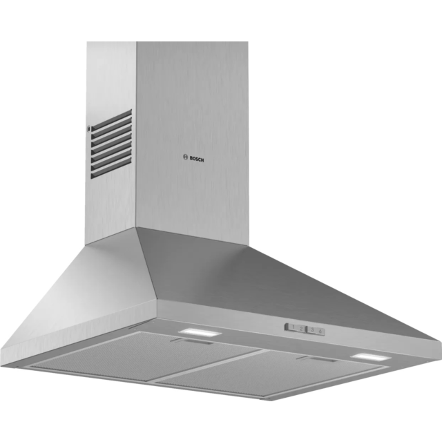 Bosch DWP64BC50B Classic Chimney Hood, 60cm, Stainless Steel