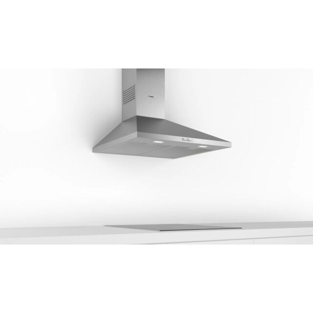 Bosch DWP74BC50B Classic Chimney Hood, 75cm, Stainless Steel