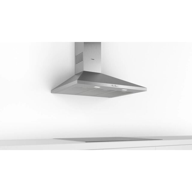 Bosch DWP94BC50B Classic Chimney Hood, 90cm, Stainless Steel