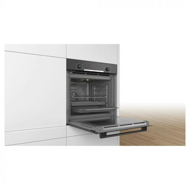 Bosch HBS573BB0B Electronic, red LED display, 5 functions, AutoPilot10, 2-piece slim pans