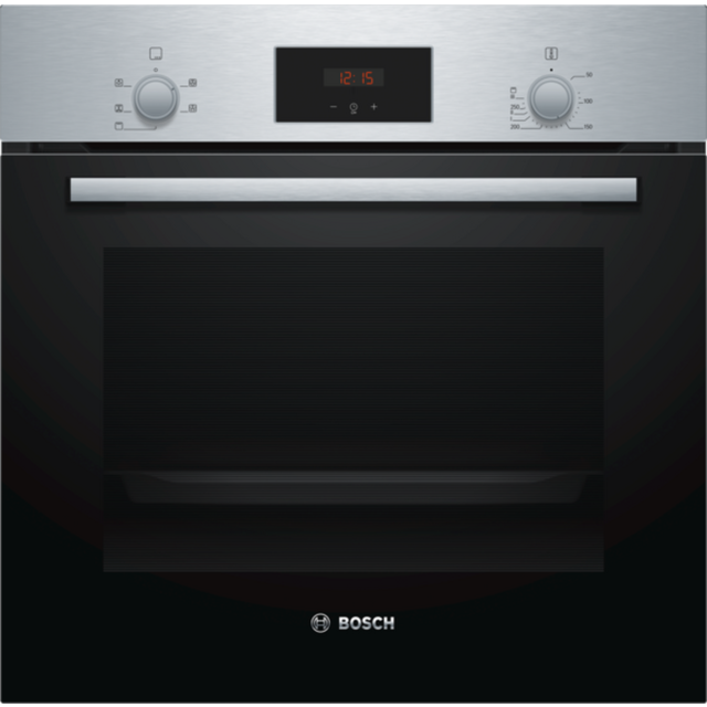 Bosch HHF113BR0B Enamel Interior, Single Fan Oven, Electric, A Energy