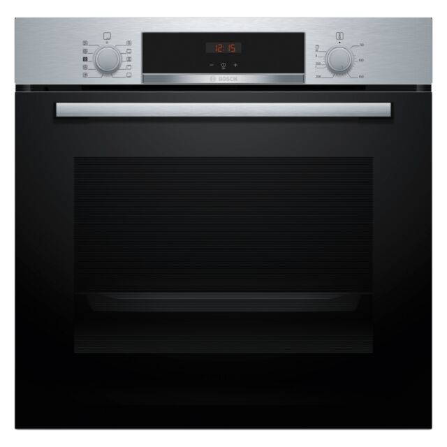 Bosch HQA534BS3B 59.4cm Built In Electric Single Oven - Stainless Steel