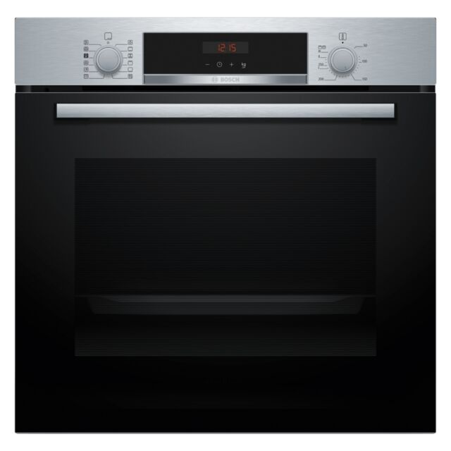 Bosch HQA574BS3B 59.4cm Built In Electric Single Oven - Stainless Steel