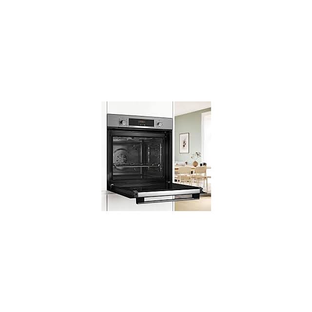 Bosch HQA574BS3B 59.4cm Built In Electric Single Oven - Stainless Steel
