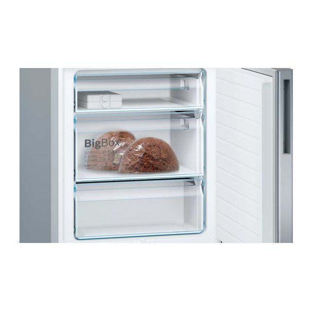 Bosch KGE49AICAG Fridge Freezer, 70cm, Low Frost, C Energy
