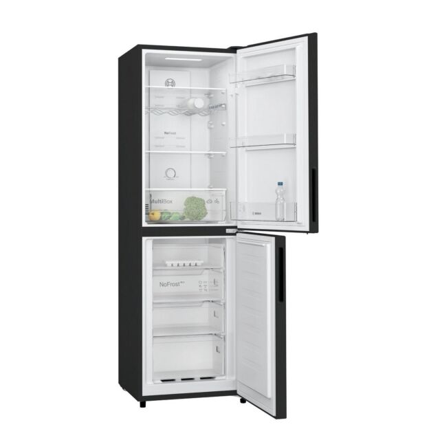 Bosch KGN27NBEAG 55cm Frost Free Fridge Freezer - Black