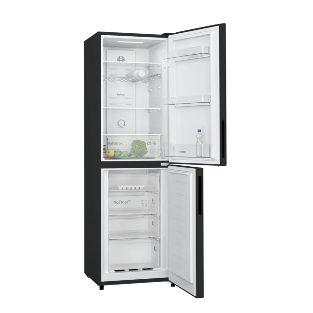 Bosch KGN27NBFAG 55Cm Frost Free Fridge Freezer - Black