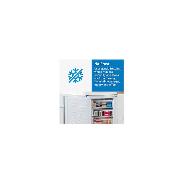 Bosch KGN27NLEAG 55cm Frost Free Fridge Freezer - Silver