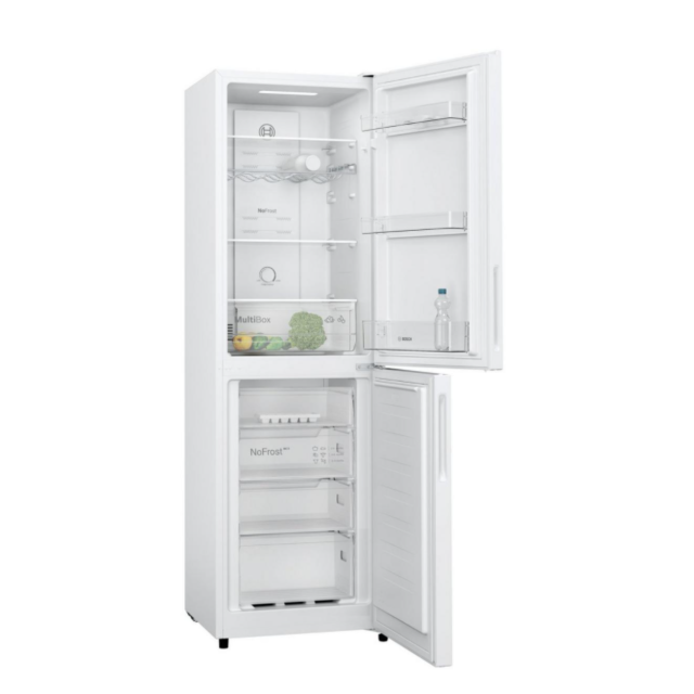Bosch KGN27NWFAG Fridge Freezer, 55cm, Frost Free, F Energy
