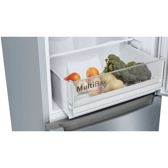 Bosch KGN34NLEAG Fridge Freezer, 60cm, Frost Free, E Energy