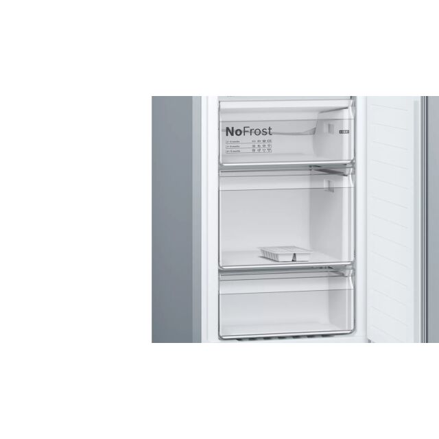 Bosch KGN34NLEAG Fridge Freezer, 60cm, Frost Free, E Energy