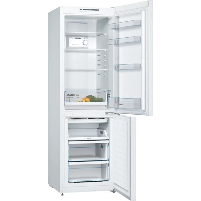 Bosch KGN36NWEAG Fridge Freezer, 60cm, Frost Free, E Energy