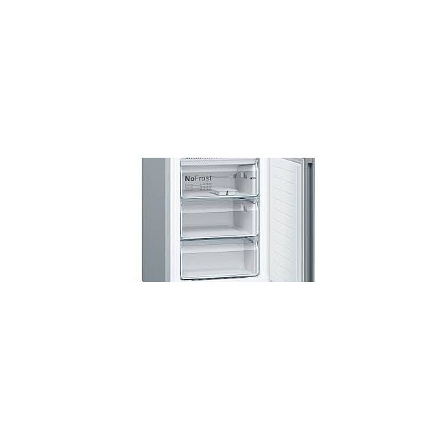 Bosch KGN392LEBG 60cm 70/30 Total No Frost Fridge Freezer - Stainless Steel Look