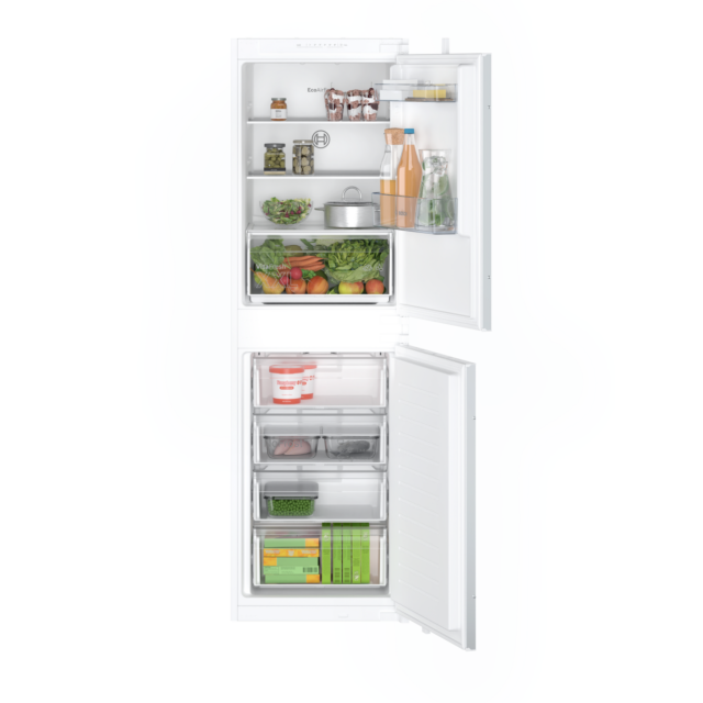 Bosch KIN85NSE0G 54.1cm 50/50 Built-In Frost Free Fridge Freezer - White