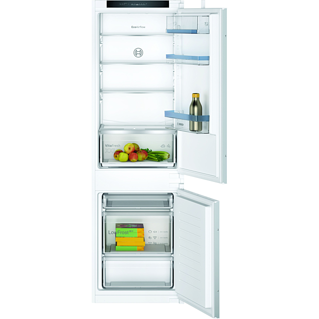 Bosch KIV86VSE0G Built In Fridge Freezer, 55cm, Low Frost, E Energy