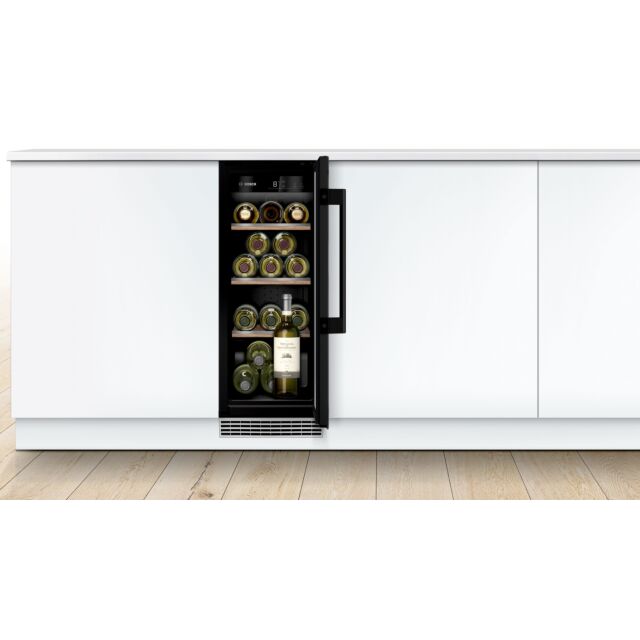 Bosch KUW20VHF0G Wine Cooler, 30cm, F Energy