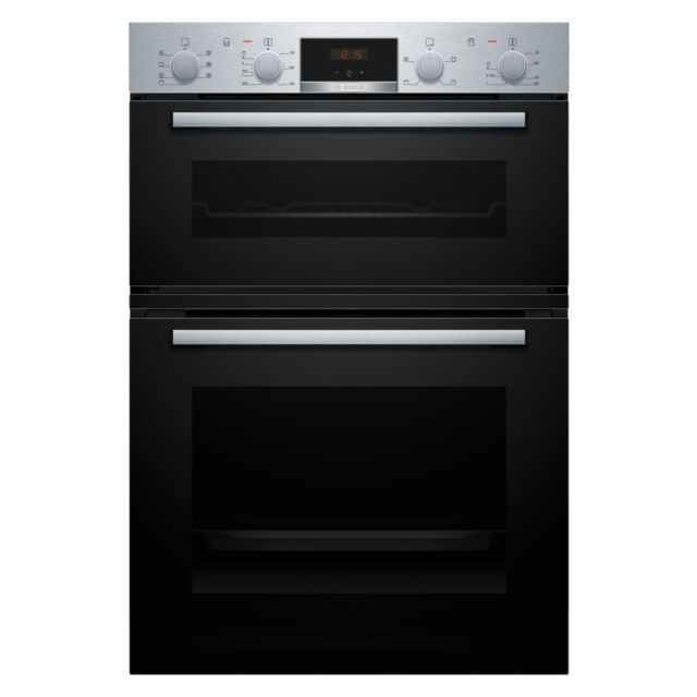 Bosch MBA533BS3B Series 4, 60cm Built In Double Oven - Stainless Steel